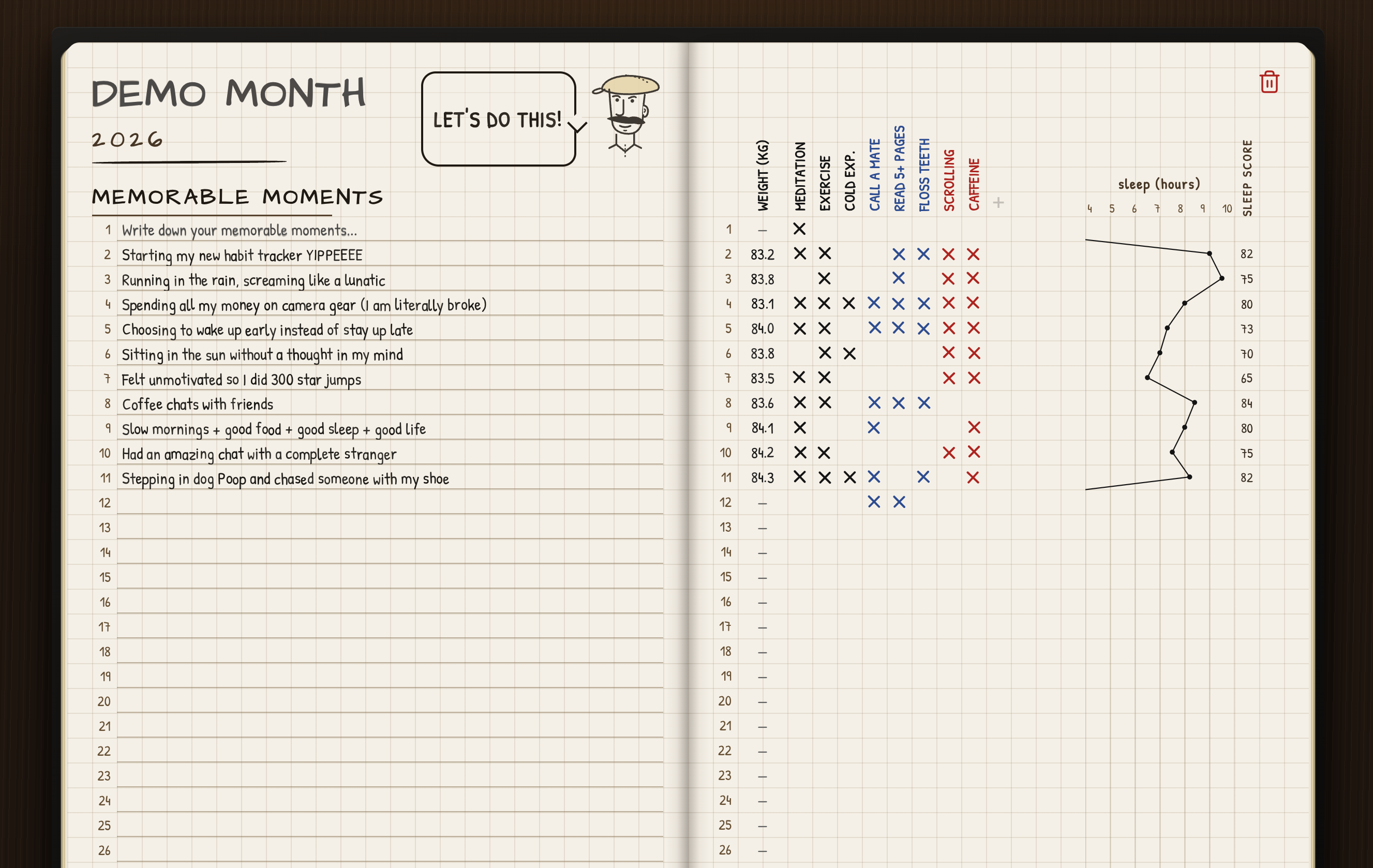 Kept Digital Journal demo preview